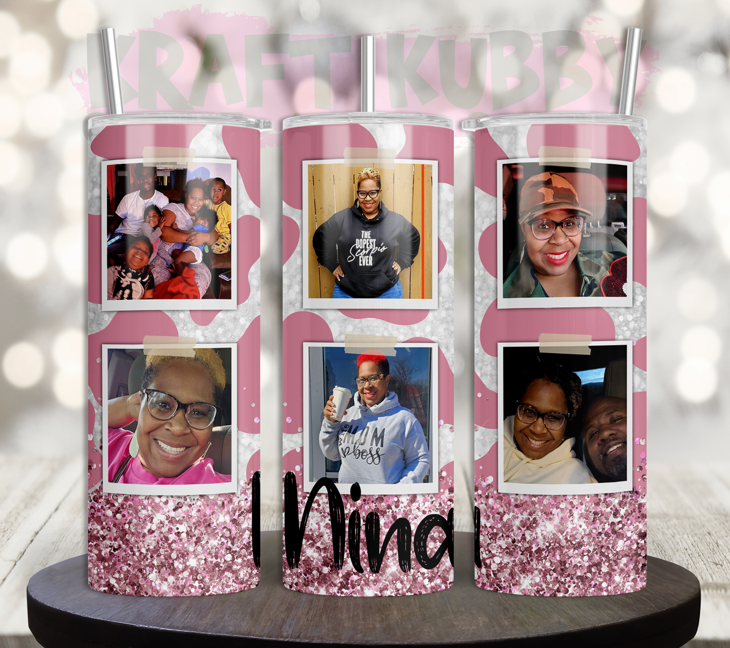 Tumbler - 20 oz - Sublimation - Personalized - Photo Tumbler