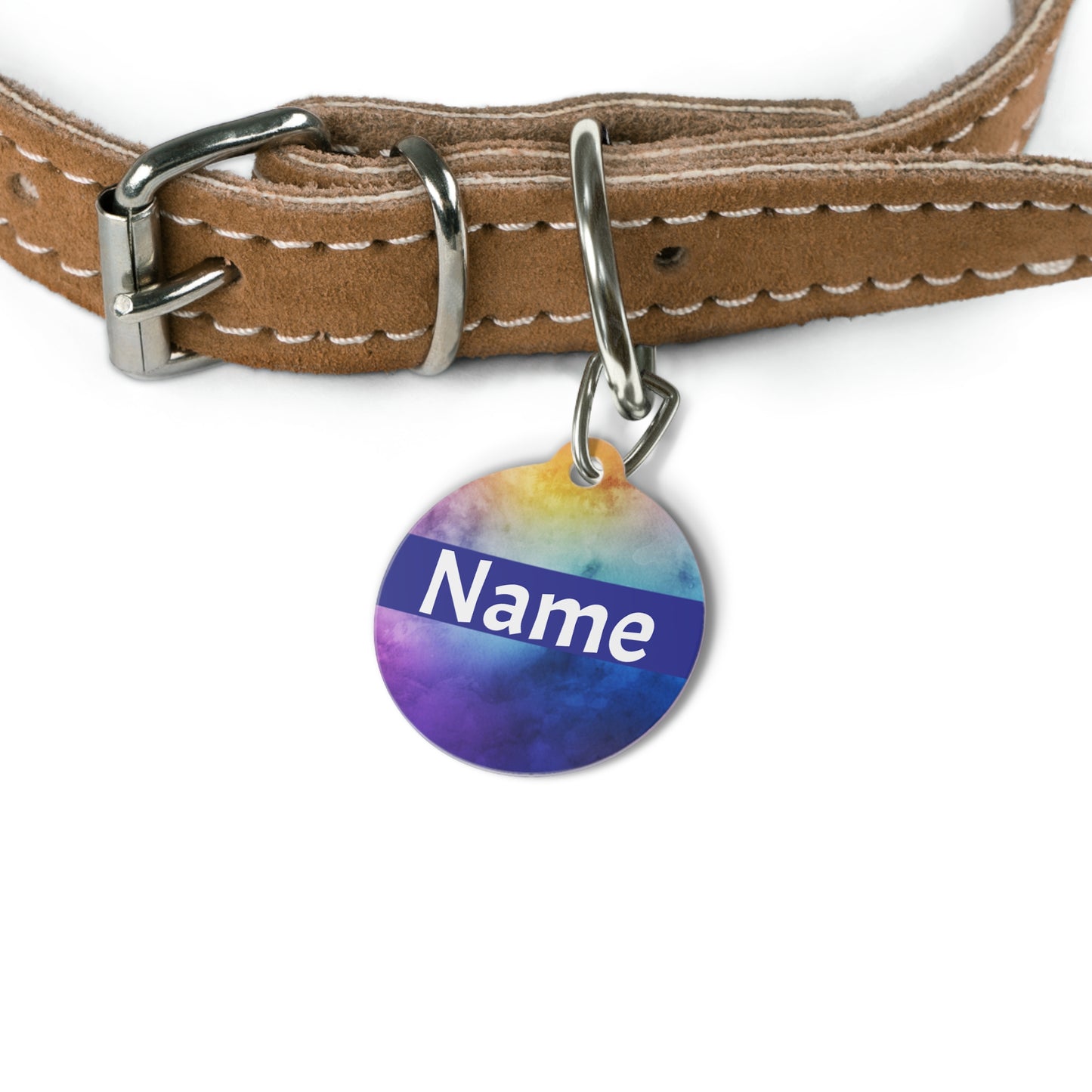 Pet Tag - Personalized Pet ID Tag - Round Tag - Sophie