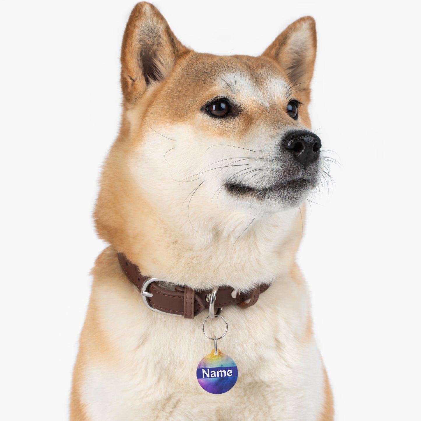 Pet Tag - Personalized Pet ID Tag - Round Tag - Sophie