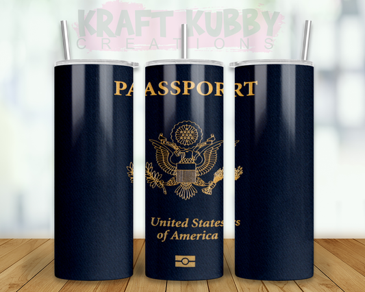 Tumbler - 20 oz - Sublimation - Passport