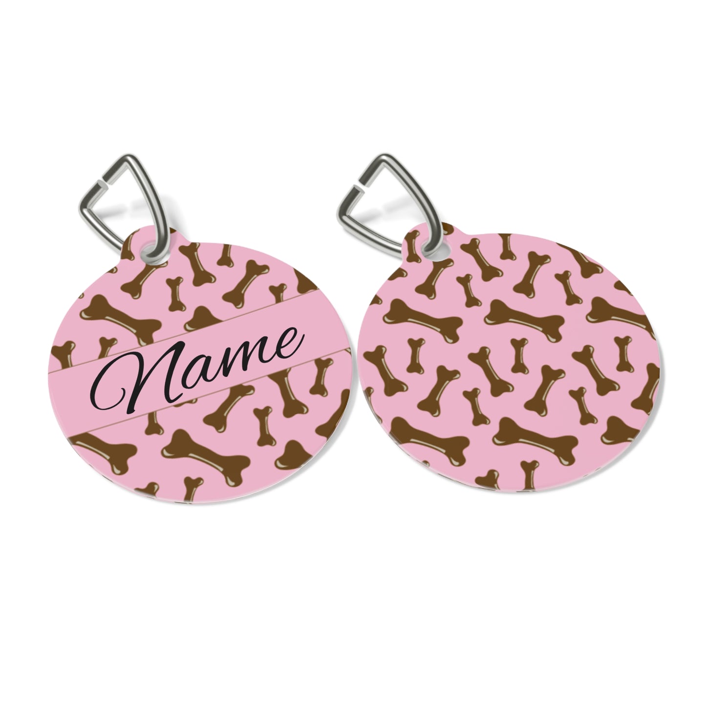 Pet Tag - Personalized Pet ID Tag - Round Tag - Spike