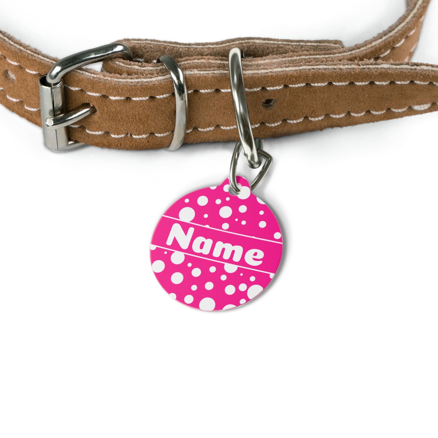 Pet Tag - Personalized Pet ID Tag - Round Tag - Bailey