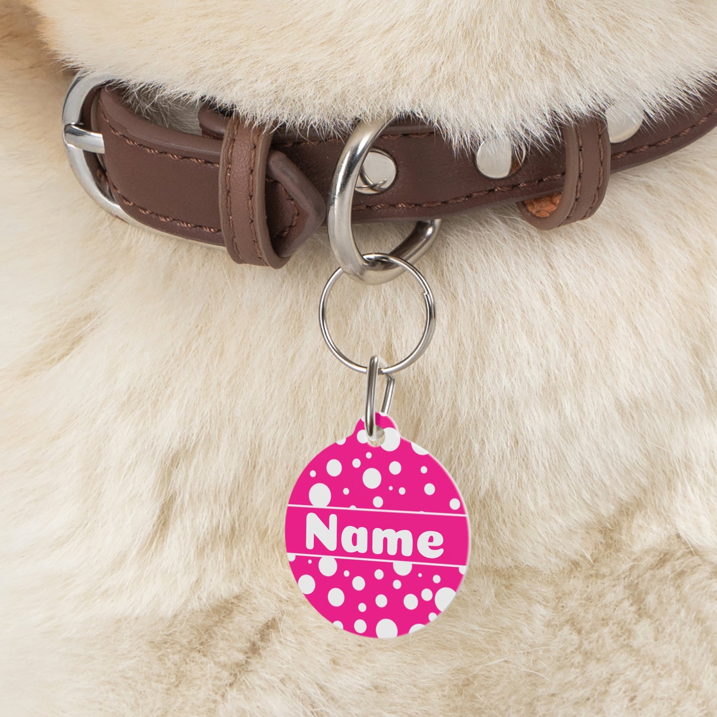 Pet Tag - Personalized Pet ID Tag - Round Tag - Bailey