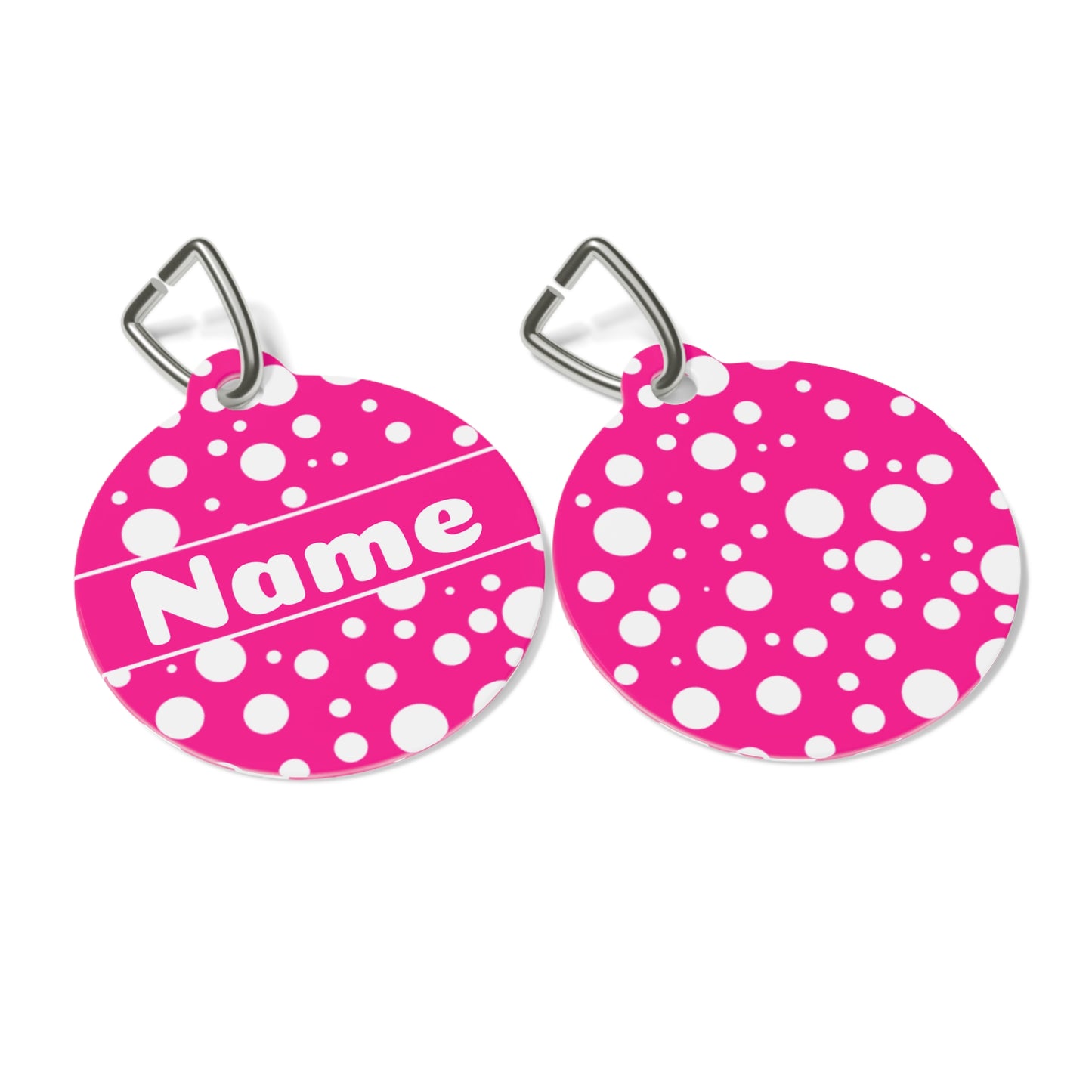 Pet Tag - Personalized Pet ID Tag - Round Tag - Bailey