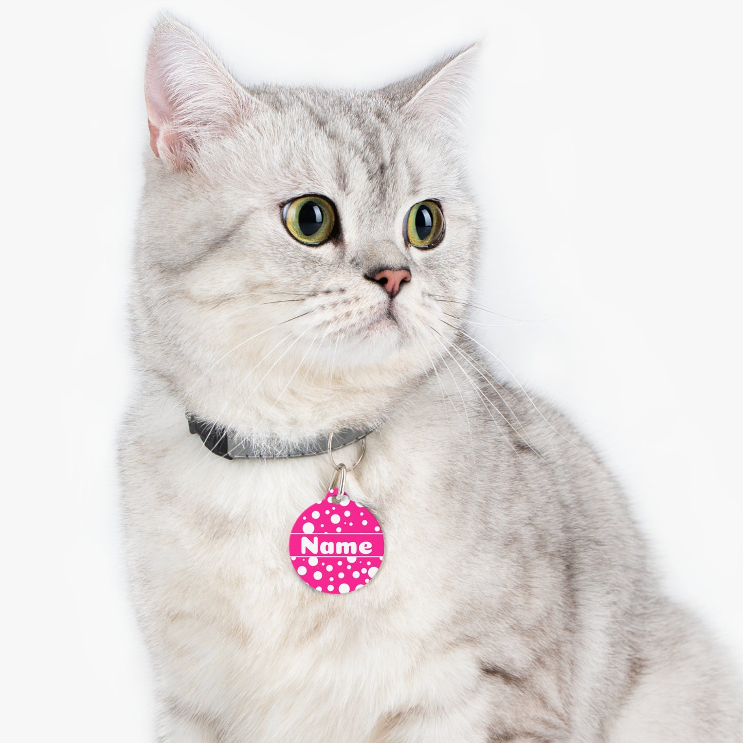 Pet Tag - Personalized Pet ID Tag - Round Tag - Bailey