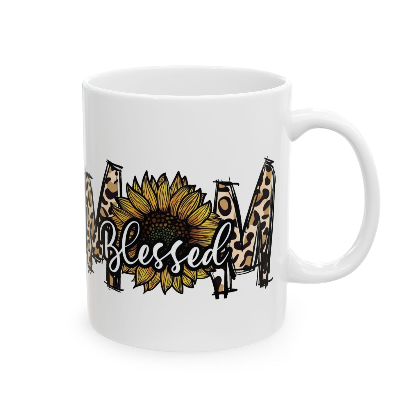Mug - 11 oz or 15 oz | Sublimation | Mom Blessed