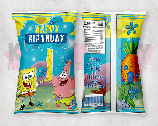 Party Treats Packages - 1 Dozen Treats Each - SpongeBob