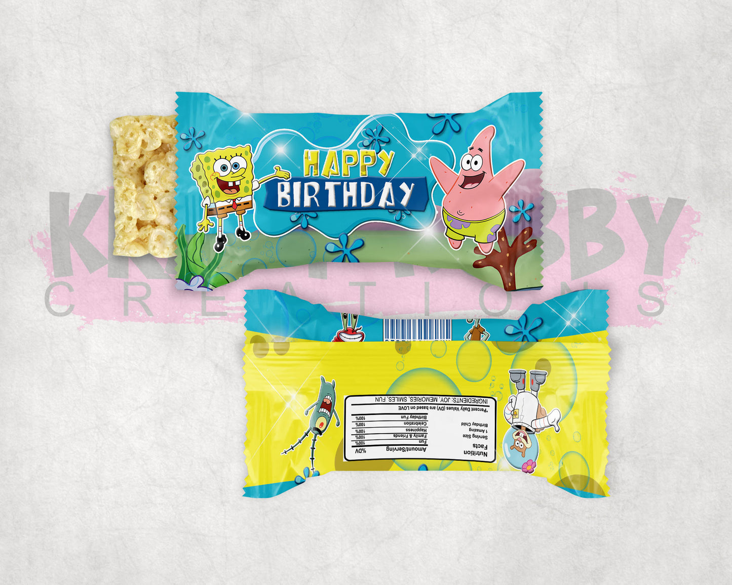 Party Treats Packages - 1 Dozen Treats Each - SpongeBob