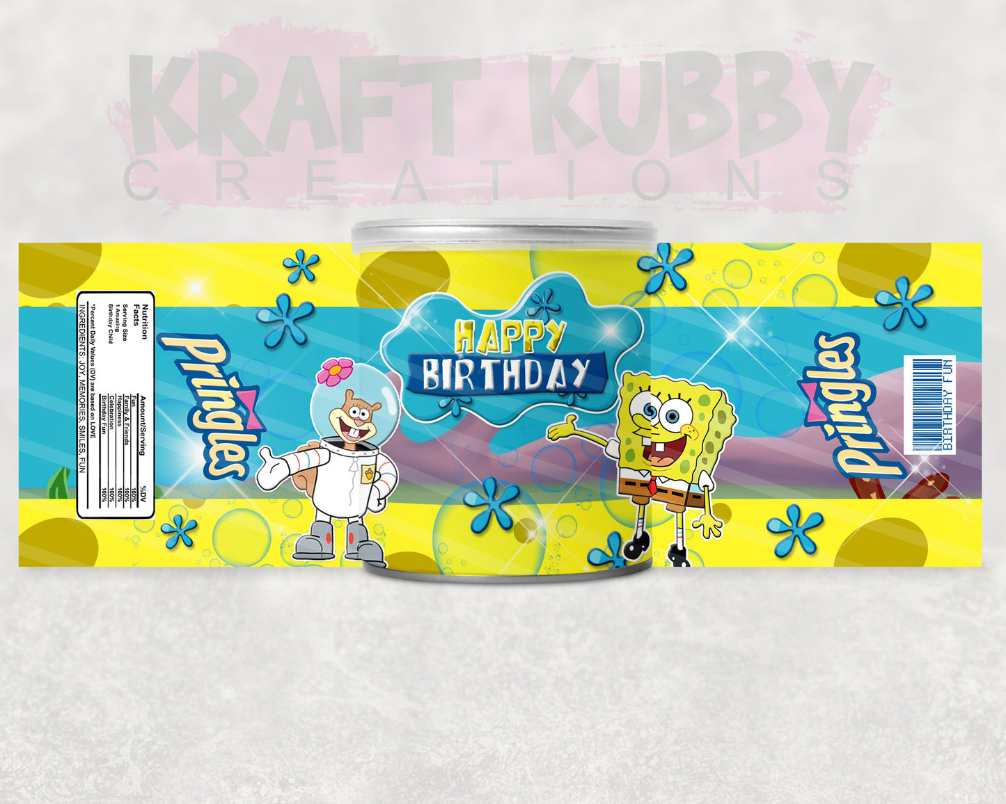 Party Treats Packages - 1 Dozen Treats Each - SpongeBob