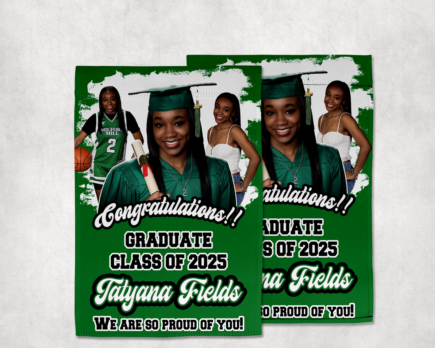 Garden Flag - Graduation Garden Flag - Yard Flag - Graduation Gift