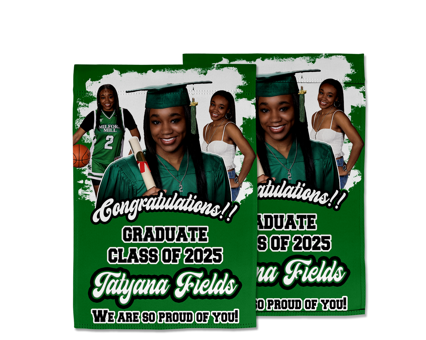 Garden Flag - Graduation Garden Flag - Yard Flag - Graduation Gift