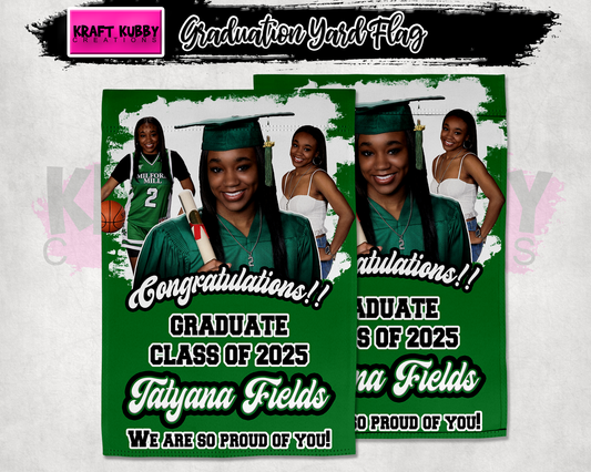 Garden Flag - Graduation Garden Flag - Yard Flag - Graduation Gift