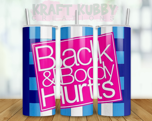 Tumbler - 20 oz - Sublimation - Bath & Body Hurts