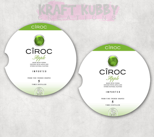 Car Coaster - Neoprene Car Coasters (2) - Ciroc