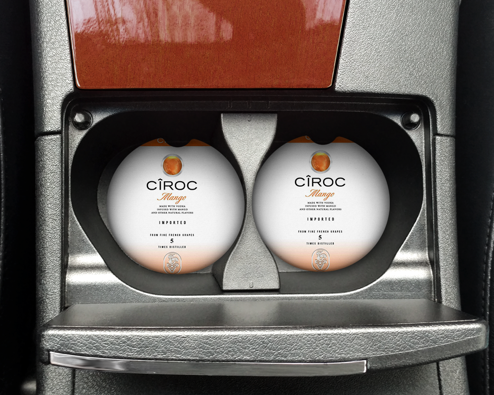 Car Coaster - Neoprene Car Coasters (2) - Ciroc