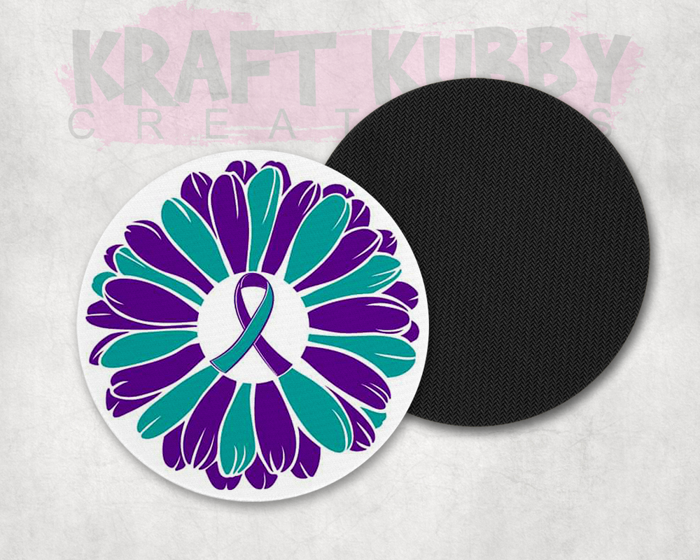 Table Coaster - Neoprene Table Coasters - DV Awareness