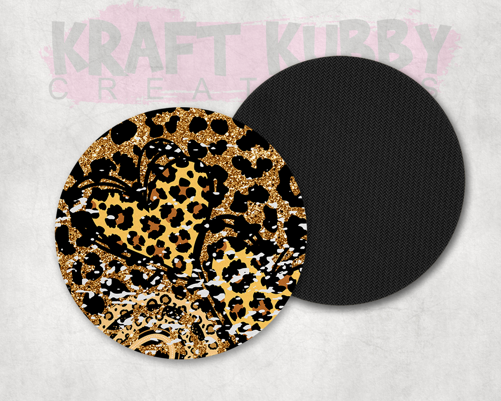 Table Coaster - Neoprene Table Coasters - Cheetah Print #1