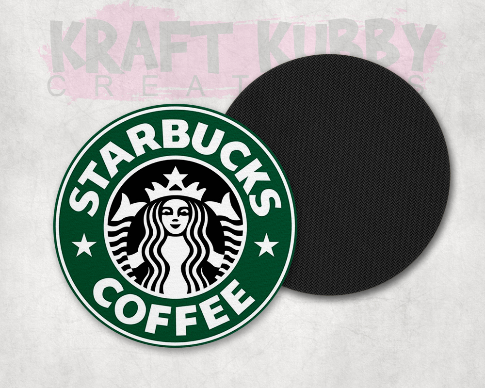 Table Coaster - Neoprene Table Coasters - Starbucks