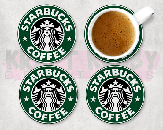 Table Coaster - Neoprene Table Coasters - Starbucks