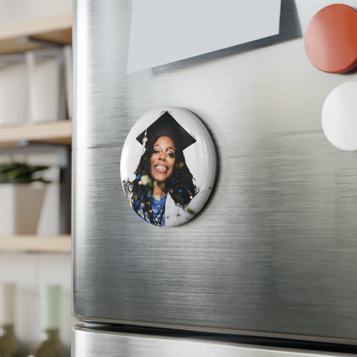 Magnets - Custom Graduation Magnets - Photo - 2.25 Inch