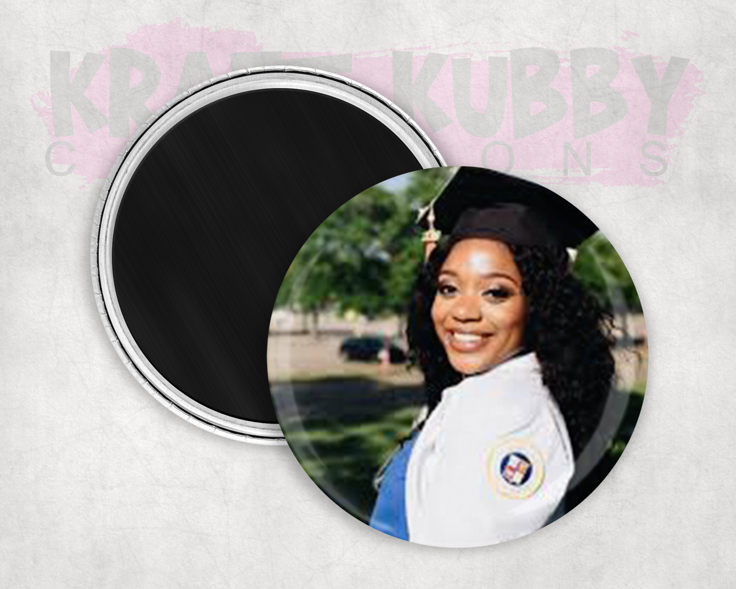 Magnets - Custom Graduation Magnets - Photo - 2.25 Inch