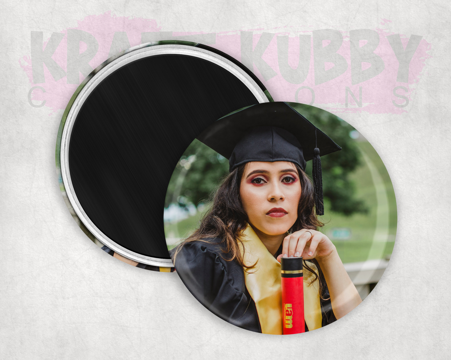 Magnets - Custom Graduation Magnets - Photo - 2.25 Inch