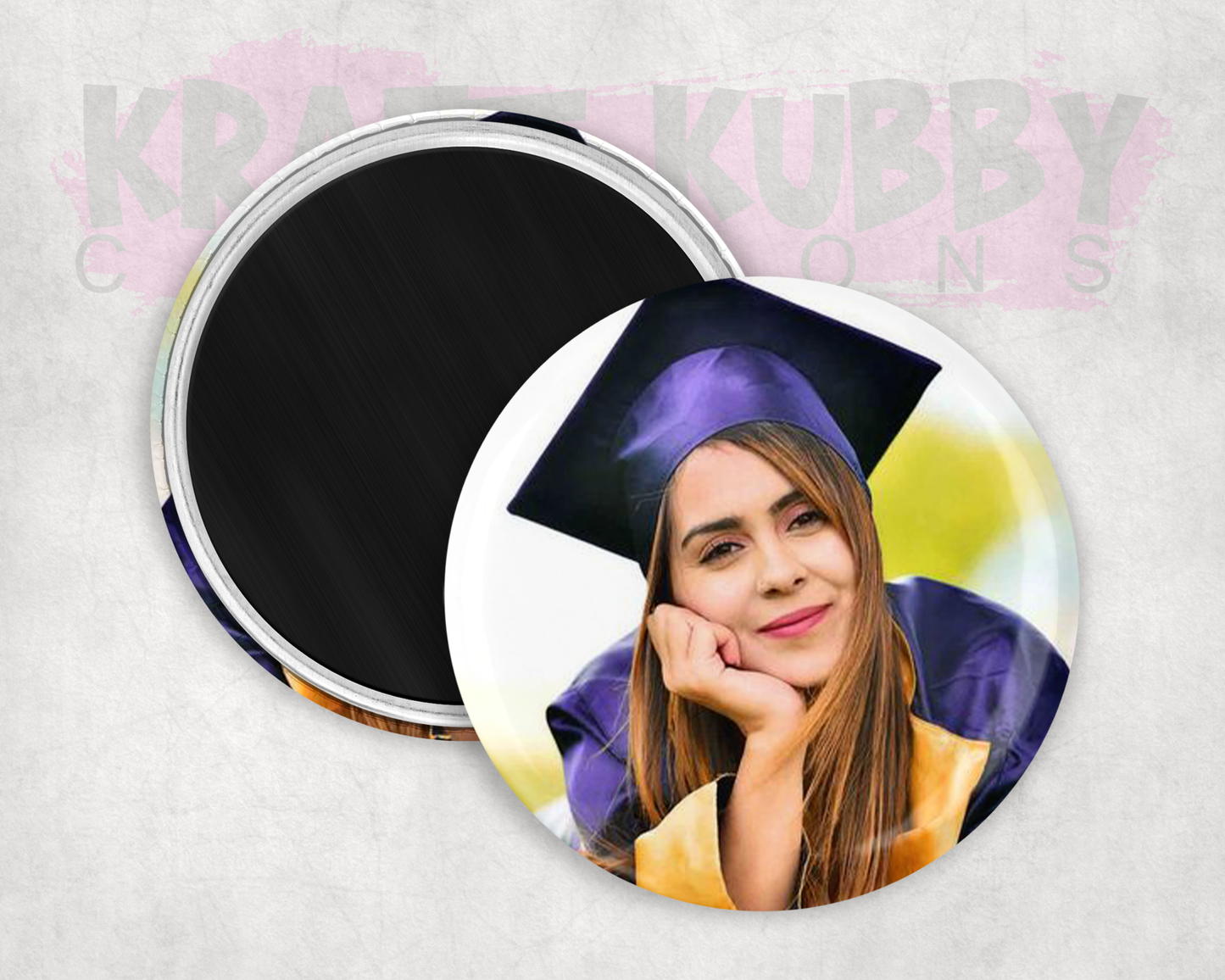 Magnets - Custom Graduation Magnets - Photo - 2.25 Inch