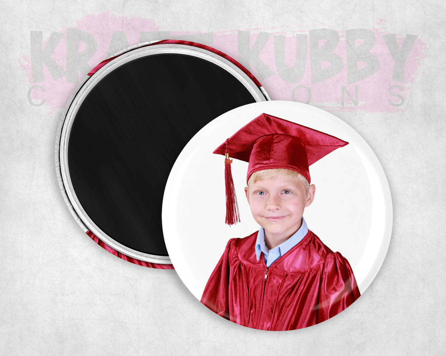 Magnets - Custom Graduation Magnets - Photo - 2.25 Inch