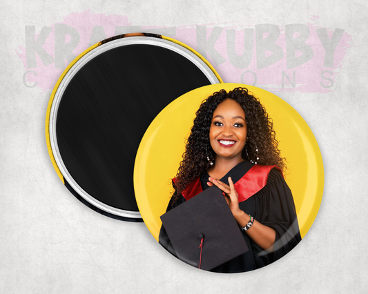 Magnets - Custom Graduation Magnets - Photo - 2.25 Inch