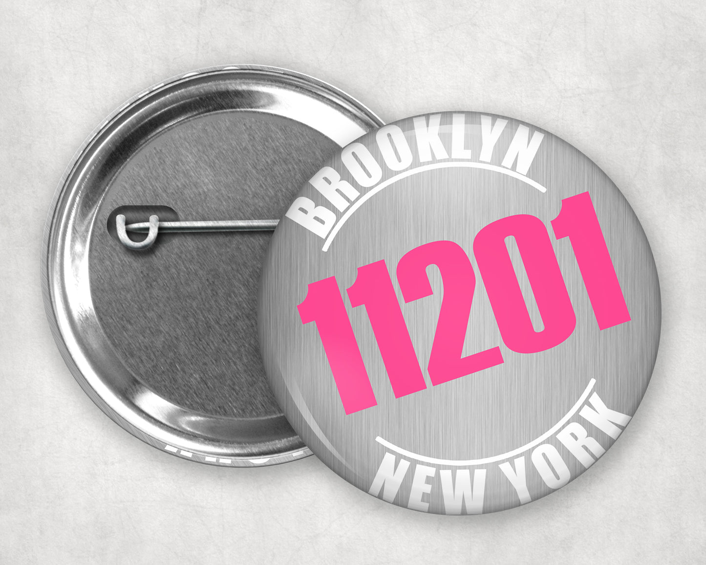 Buttons - Custom Pinback Button - Zip Code Buttons - 90210 Nostalgia