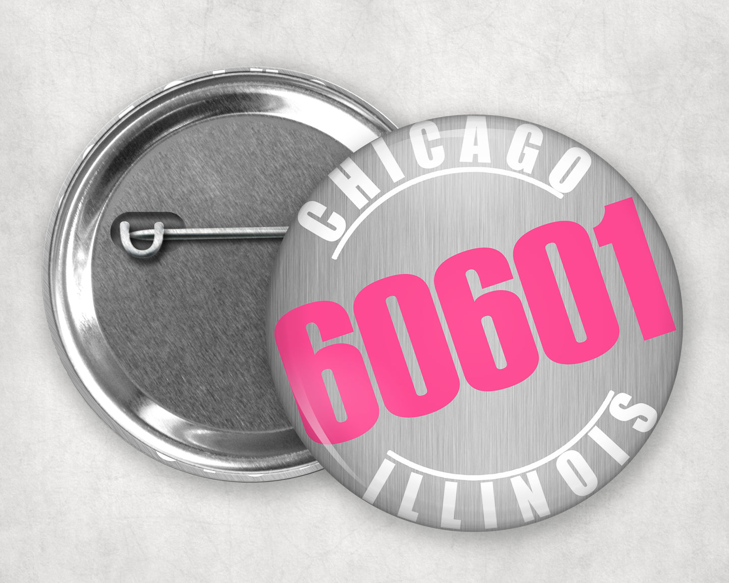 Buttons - Custom Pinback Button - Zip Code Buttons - 90210 Nostalgia